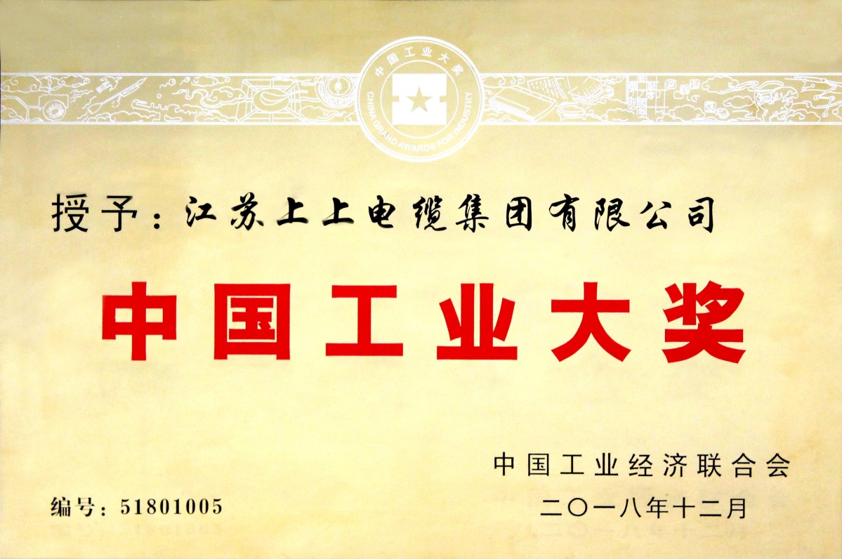 （国家级）中国工业大奖
